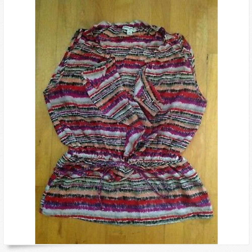 Banana Republic Ruffled Sleeveless Blouse Size Med
